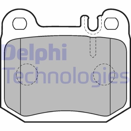 Delphi set placute frana, frana disc