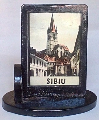 Microvedere-bibelou Sibiu, reg. Brasov, R. P. R., circa 1964 foto