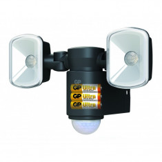 Proiector LED GP Safeguard 2.1, baterie si senzor miscare, 2x LED, autonomie 300 zile foto