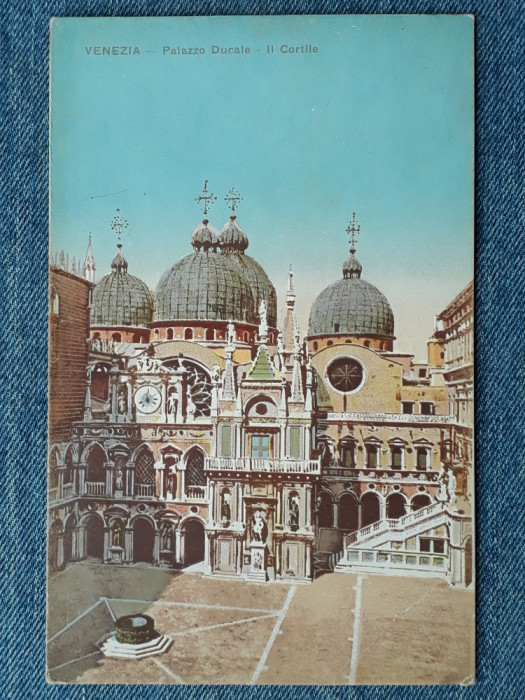 550- Venetia Palatul Ducal - Palazzo Ducale / carte postala veche , Venezia