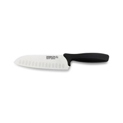 Cuțit Santoku Rockingham Forge Essentials cu lamă din oțel inoxidabil, 16,5 cm, negru foto