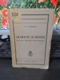 J. D. Gherea Le moi et le monde essai d&#039;une cosmogonie antropomorphique 1938 101