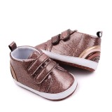 Pantofiori maro pentru bebelusi - Glitter (Marime Disponibila: 6-9 luni