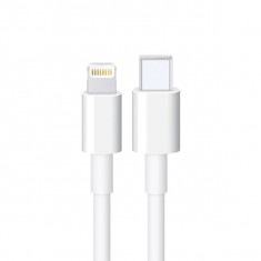 Cablu de Date USB-C la Lightning, Apple iPhone, Chip 8iC, Fast Charge 3A, TechDelivery - 2 m foto