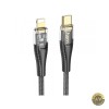 Cablu Date si Incarcare USB-C - Lightning HOCO U121 27W 1.2m Negru