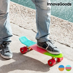 Skateboard Mini Cruiser InnovaGoods (4 Roti) foto
