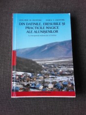 DIN DATINILE, ERESURILE SI PRACTICILE MAGICE ALE ALUNISENILOR LA INCEPUTUL MILENIULUI AL TREILEA - GRIGORIE M. CROITORU foto