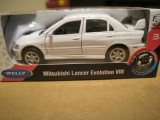 Machete Welly - Mitsubishi Lancer Evolution VIII, scara 1:43 - 11cm