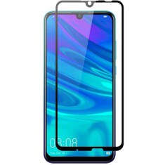 Folie de sticla FULL GLUE pentru Huawei P Smart 2019, GloMax 5D Negru ,lipici pe toata suprafata