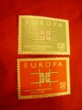 Serie Turcia 1963 - Europa CEPT , 2 valori, Nestampilat