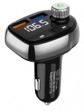 Modulator FM 12-24V Bluetooth 5.0 cu functie de incarcator auto Super Charge 3.0 - T61 166200, General