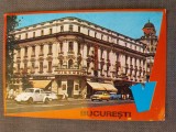 CPIB 23134 CARTE POSTALA - BUCURESTI. HOTEL &quot;VICTORIA&quot;, NECIRCULATA, MASINA DE EPOCA