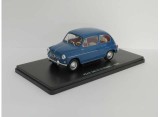 Macheta 1960 Fiat 600d 1:24 replica metal Albastru