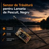 Senzor de Trăsătură pentru Lanseta de Pescuit, Negru