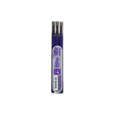 Pachet 12 buc set 3 Rezerve Roller Frixion Point Pilot 0.5 mm varf fin Rezerva roller Pilot Frixion Point 0.5 mm 3 bucati/set violet