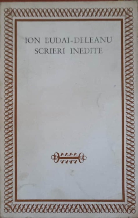 SCRIERI INEDITE-ION BUDAI DELEANU-253367