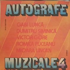Disc vinil, LP. Autografe Muzicale 4-COLECTIV