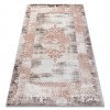 Covor CORE W9797 Cadru, Rosette - structural, două niveluri de l&acirc;nă, b&eacute;zs / r&oacute;zsasz&iacute;n, 180x270 cm, Dreptunghi, Lana