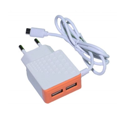 Incarcator USB, 2 iesiri, plus micro USB, 3,1A, 196737 foto