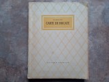 CARTE DE BUCATE - M. SEVASTOS, 1956