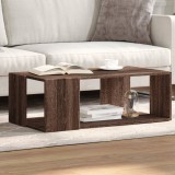 VidaXL Masă de cafea, stejar maro, 89,5x48x30 cm, lemn prelucrat