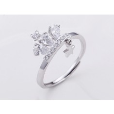 Inel Argint --COROANA KING-- Femei ARG72