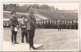 Bnk foto Stadionul ANEF - jandarmi, Alb-Negru, Romania 1900 - 1950, Militar