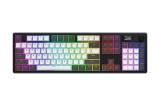 Tastatura Mecanica Gaming HATOR Skyfall Pro Wireless 100, RGB, Wireless, Alb-Negru