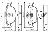BOSCH 0 986 495 105 set placute frana,frana disc