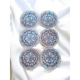 Set 6 boluri multicolore din ceramică