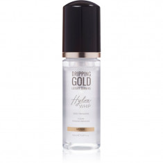 Dripping Gold Luxury Tanning Hydra Whip spumă transparentă autobronzantă corp si fata culoare Medium 150 ml