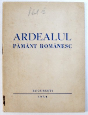 ARDEALUL PAMANT ROMANESC , 1944 foto