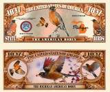 ! SUA = FANTASY NOTE (TJ6) = MICHIGAN , THE AMERICAN ROBIN - 2020 - UNC