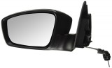 Oglinda exterioara Seat Toledo (Nh), 10.2012-, Skoda Rapid (Nh), 10.2012- , partea Stanga, culoare sticla crom, sticla convexa, cu carcasa neagra, aj