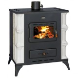 Soba pe lemne, Prity K RK, metalica, 3,2 kg/h, 730 x 480 x 820 - Dantela