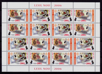 ✅RO 2006,LP 1750b , &amp;quot;Leul Nou 2006&amp;quot; , minicoala 16 marci/8 serii , MNH foto