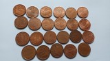 Lot -23 Monede de 5 eurocent diferite-Andora,Bulgaria,Finlanda,Cipru,Slovenia,Croatia,Olanda,Lituania,Irlanda,Luxemburg,Estonia etc