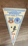 D9 152 - fanion - sport - fotbal - Steaua Bucuresti - Rangers footbal club - CCE 2 martie 1988