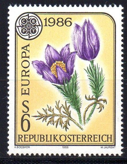 AUSTRIA 1986, EUROPA CEPT, serie neuzata, MNH
