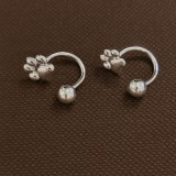Cercei din argint 925 , model Paw Love