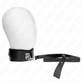 Kink Collar &amp; Gag-Colier cu Lesă 116 cm cu Nituiri Argintii