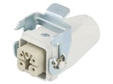 Conector HDC soclu mamă LAPP EPIC KIT 5 pini 400V 23A drept