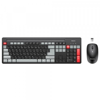 Kit Tastatura si Mouse Wireless Yesido KB43, Negru foto