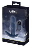 Plug anal vibrant cu varf rotativ P-spot Anos RC Rotating Prostate Plug with