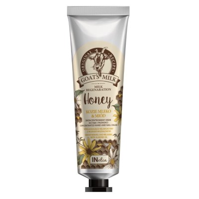 Crema pentru maini si unghii concentrata, cu lapte de capra si miere INelia Revers 100 ml foto