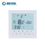 Cumpara ieftin Termostat WiFi pentru centrala termica pe gaz si incalzire in pardoseala, Aplicatia mobila Smart Life, BeOk BOT-313WiFi SmartElectro IntelligentHouse