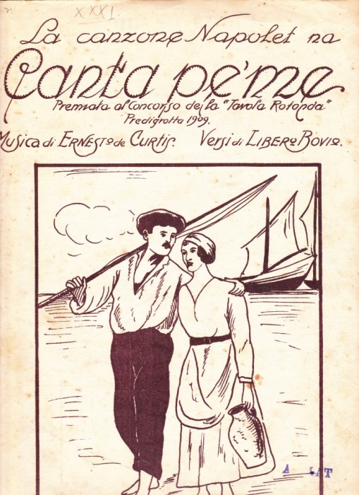 AS @ - PARTITURA - CANTA PE&#039; ME ...- versuri LIBERO BOVIA , muzica ERNESTO DE CURTIS