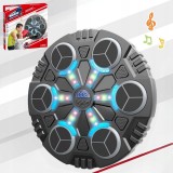 Scut de antrenament pentru box montat pe perete cu Bluetooth și LED, set cu mănuși