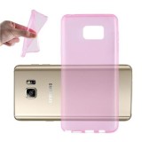Cumpara ieftin Husa Telefon Silicon Samsung Note 5 n920 clear pink ultra thin