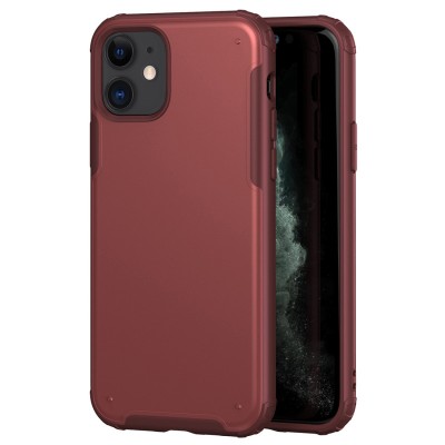 Husa Plastic - TPU OEM Antisoc pentru Apple iPhone 11, Solid Edge, Rosie foto